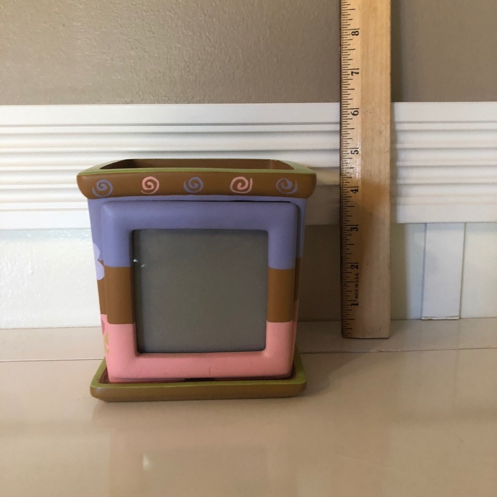 Photo ceramic planter